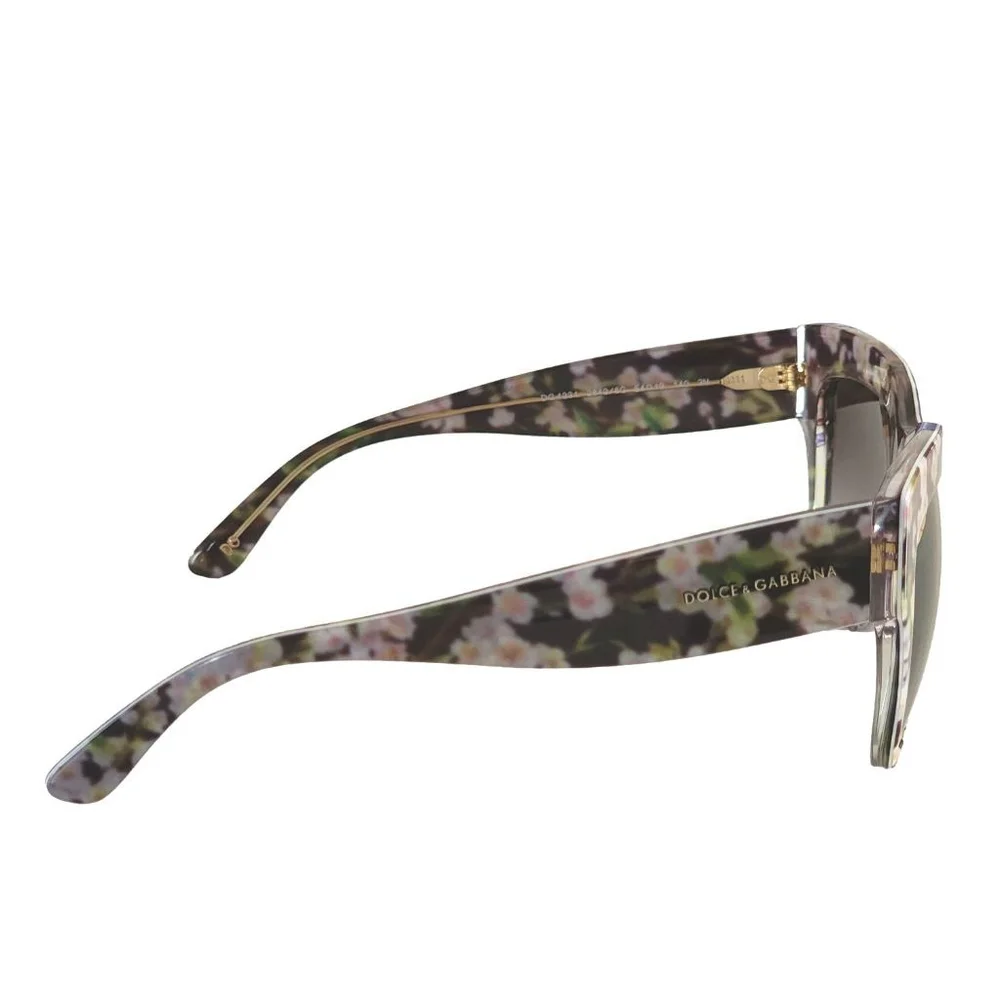 DOLCE & GABBANA Floral Acetate Square Sunglasses DG 4231 - Picture 4 of 10